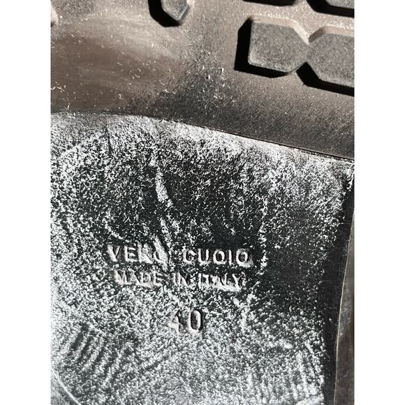 275 Central BLK Suede Leather Combat Lace Up Boots - Picture 7 of 8